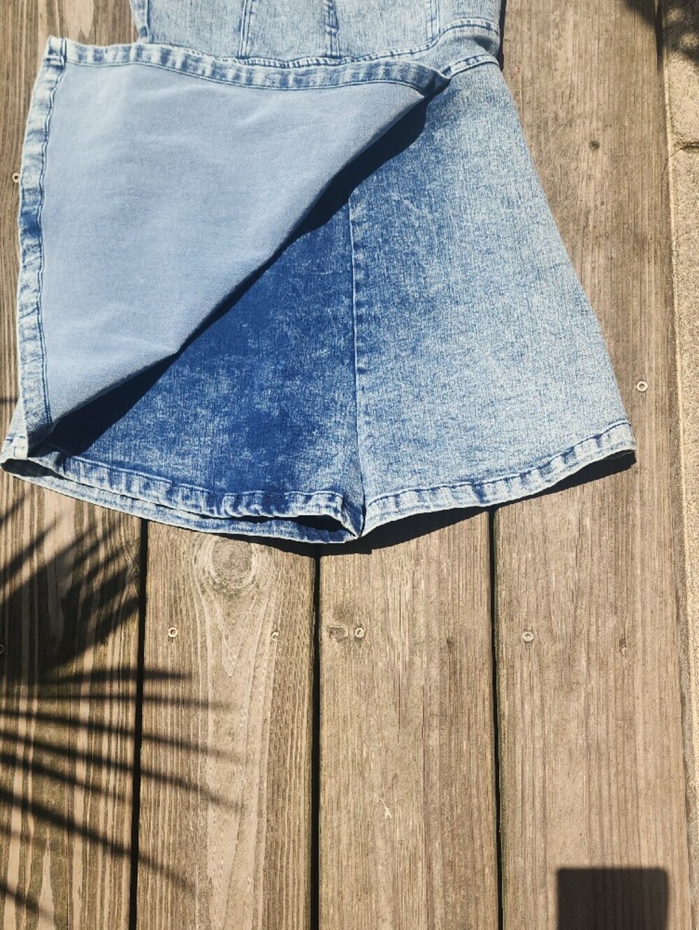 Dickson Denim Romper with Spaghetti Straps - Blue - Picture 9 of 13